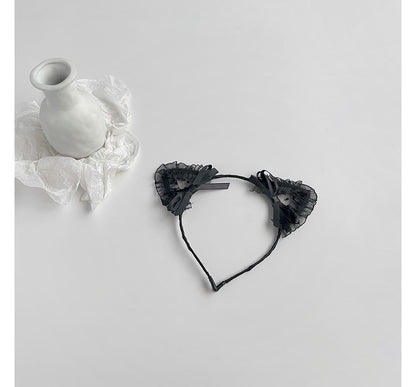 Lace Cat Ear Headband