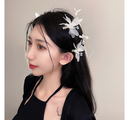 Butterfly Gemstone Hair Clip / Set