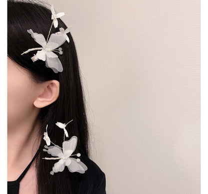 Butterfly Gemstone Hair Clip / Set
