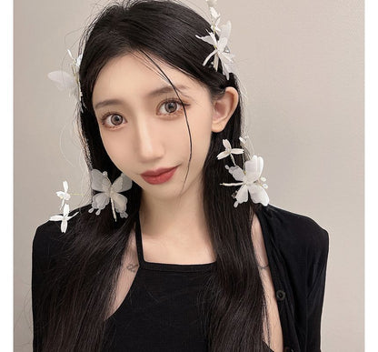 Butterfly Gemstone Hair Clip / Set