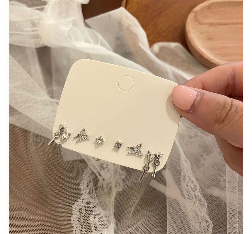 Ear Set Rhinestone 6: Stud of