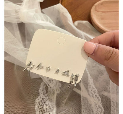 Ear Set Rhinestone 6: Stud of