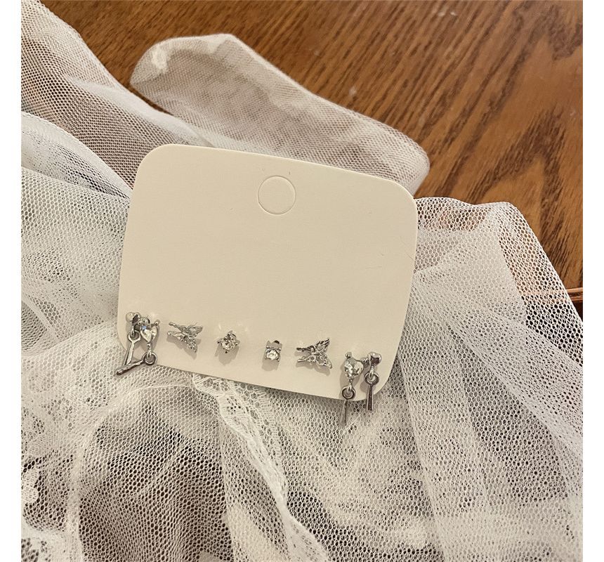 Ear Set Rhinestone 6: Stud of