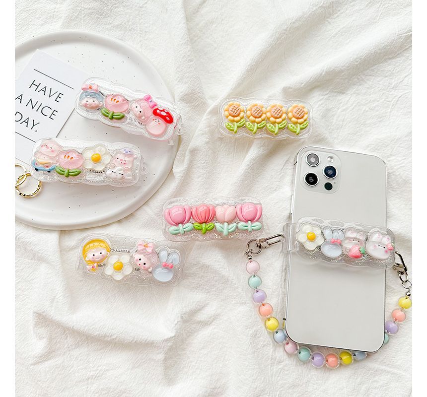 Cartoon Clip On Phone Strap (Various Designs)