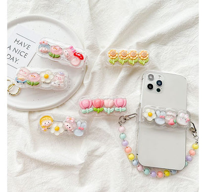 Cartoon Clip On Phone Strap (Various Designs)