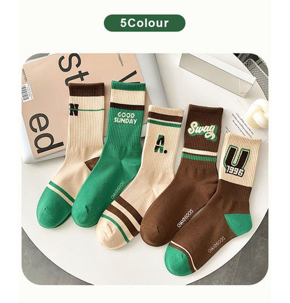 Color Block Socks Set