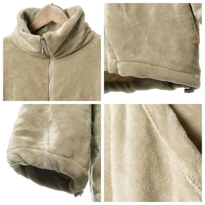 Plain Zip Teddy Jacket