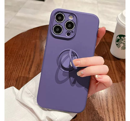 Stand Phone Case Plain Ring
