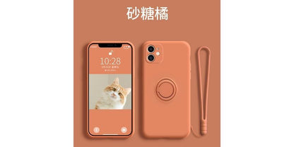 Plain Stand Phone Ring Case