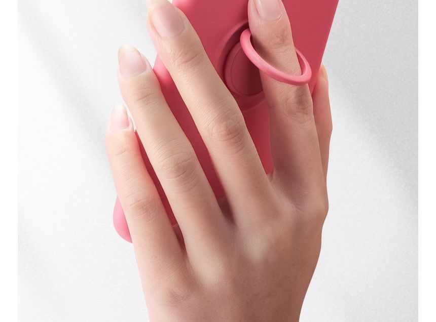Plain Stand Phone Ring Case