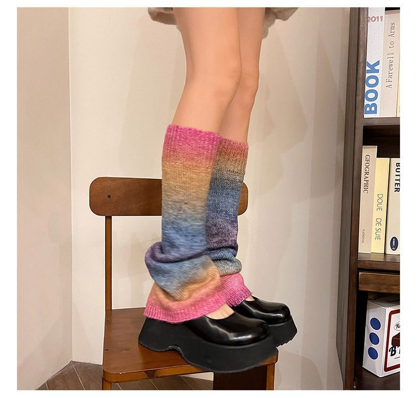 Ombre Knit Leg Warmer