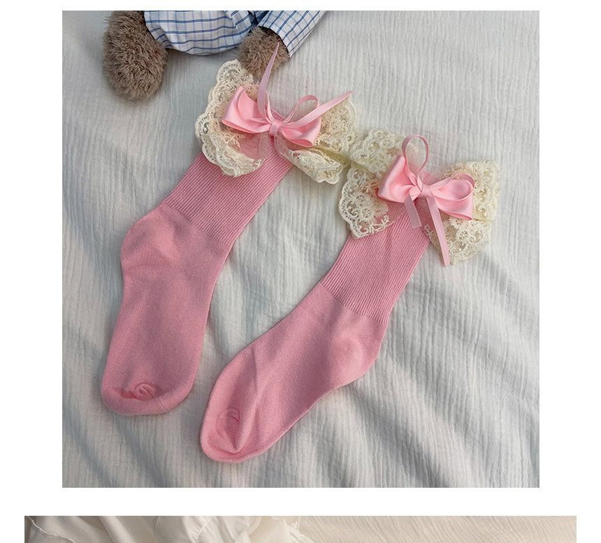 Lace Bow Socks