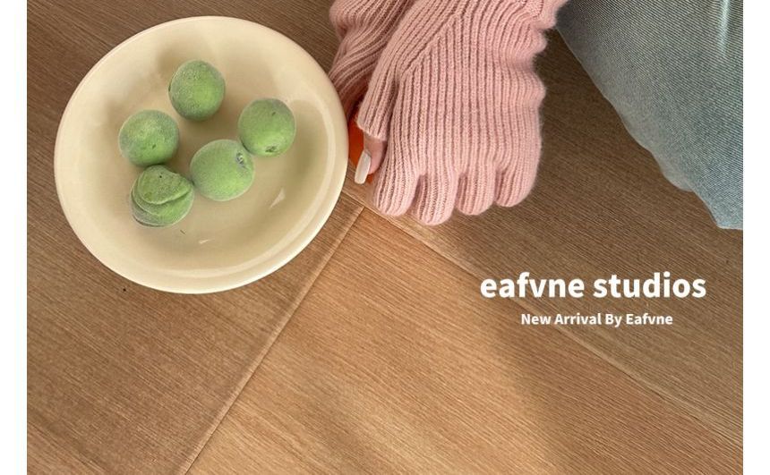 Fingerless Knit Gloves