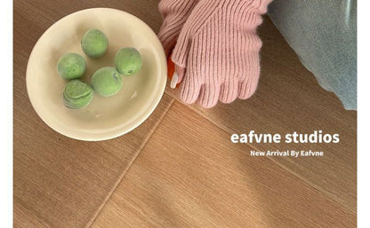 Fingerless Knit Gloves