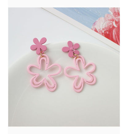 Floral Drop Earring / Clip-On Earring