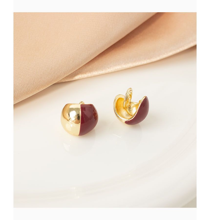 Bead Ear Stud / Clip-On Earring