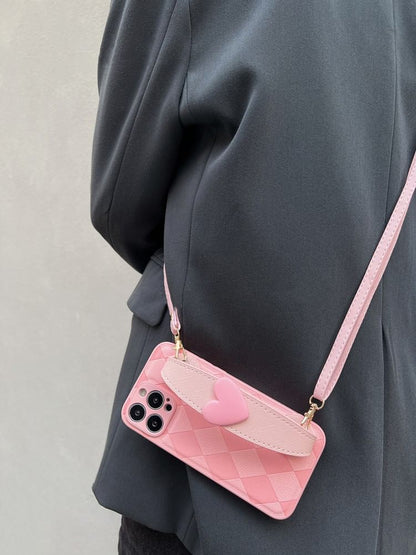 Heart Strap Phone Case
