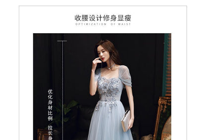 Strapless Sequined A-Line Evening Gown