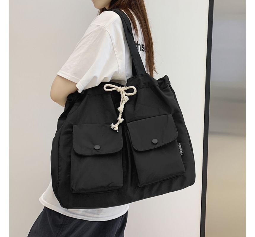 Drawstring Nylon Carryall Bag