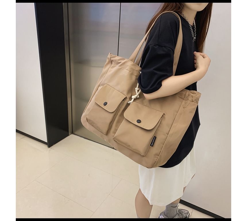 Drawstring Nylon Carryall Bag