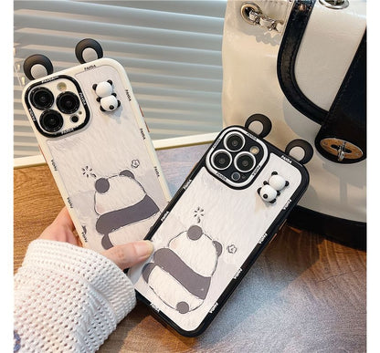 Panda Phone Case - iPhone 14 Pro Max / 14 Pro / 14 Plus / 14 / 13 Pro Max / 13 Pro / 13 / 13 mini / 12 Pro Max / 12 Pro / 12 / 12 mini / 11 Pro Max / 11 Pro / 11 / SE / XS Max / XS / XR / X