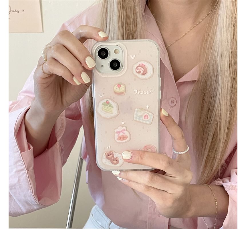 Dessert Phone Case - iPhone 15 Pro Max / 15 Pro / 15 / 14 Pro Max / 14 Pro / 14 / 13 Pro Max / 13 Pro / 13 / 12 Pro Max / 12 Pro / 12 / 11