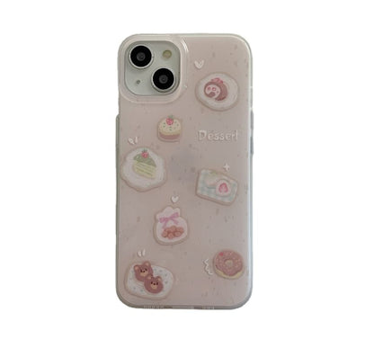 Dessert Phone Case - iPhone 15 Pro Max / 15 Pro / 15 / 14 Pro Max / 14 Pro / 14 / 13 Pro Max / 13 Pro / 13 / 12 Pro Max / 12 Pro / 12 / 11