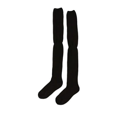Plain Over The Knee Socks