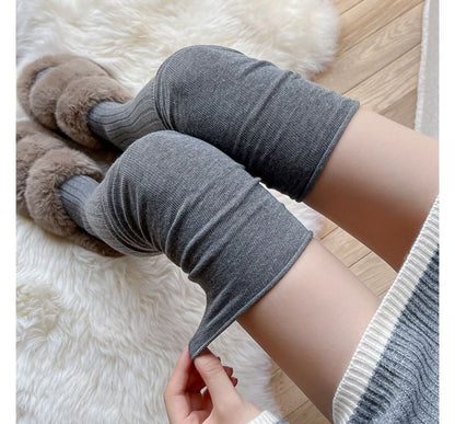 Plain Over The Knee Socks