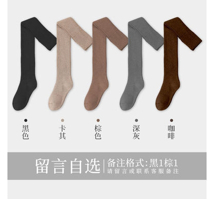 Plain Over The Knee Socks / Set