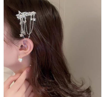 Star Chain Alloy Hair Clip / Hair Pin
