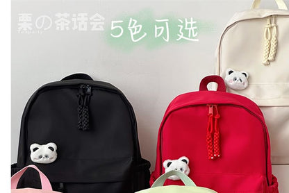 Plain Backpack / Bag Charm / Set