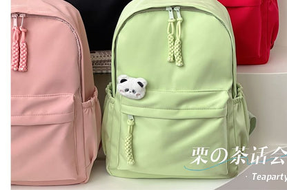 Plain Backpack / Bag Charm / Set