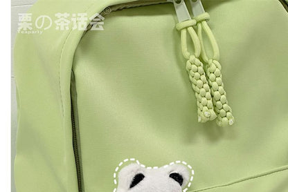 Plain Backpack / Bag Charm / Set