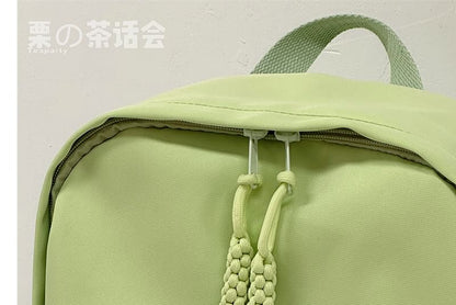 Plain Backpack / Bag Charm / Set