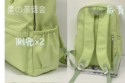 Plain Backpack / Bag Charm / Set