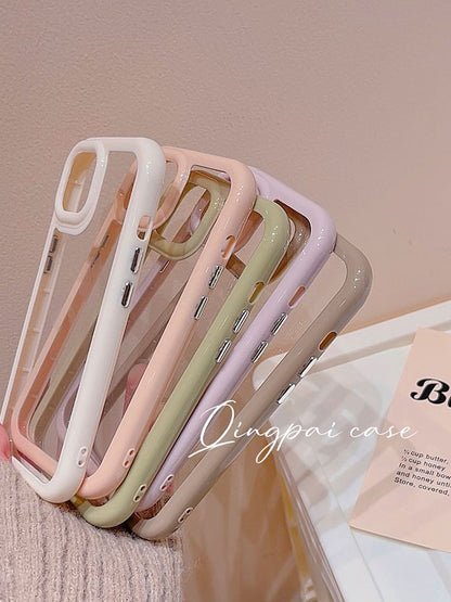 Transparent Phone Case - iPhone 15 Pro Max / 15 Pro / 15 Plus / 15 / 14 Pro Max / 14 Pro / 14 Plus / 14 / 13 Pro Max / 13 Pro / 13 / 13 mini / 12 Pro Max / 12 Pro / 12 / 12 mini / 11 Pro Max / 11 Pro / 11