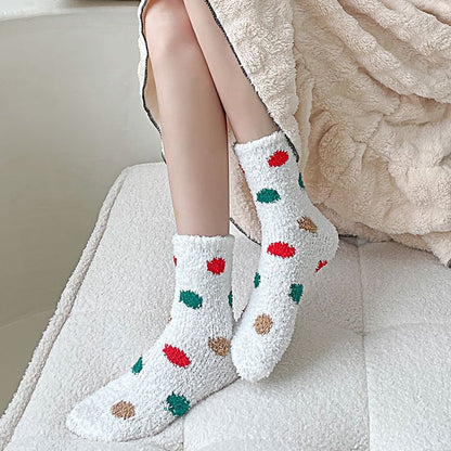 Printed Fluffy Socks