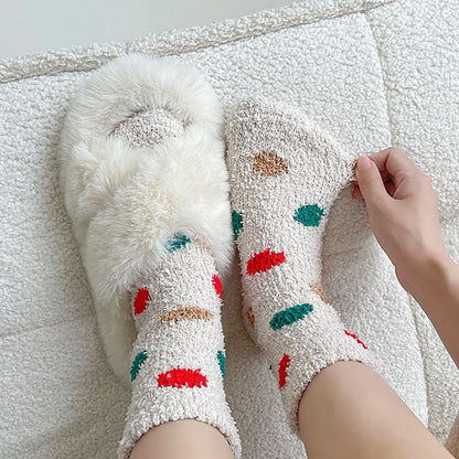 Printed Fluffy Socks