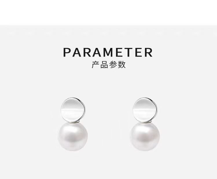 Faux Pearl Alloy Drop Earring