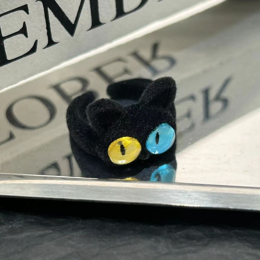 Monster Flocking Alloy Open Ring (Various Designs)