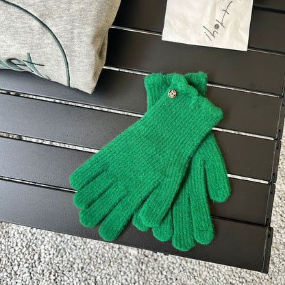 Plain Knit Gloves