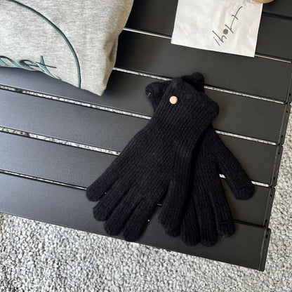 Plain Knit Gloves