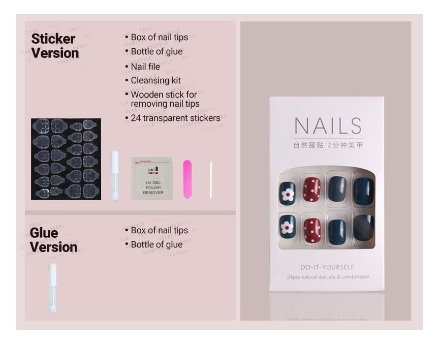 Press On Nail (Various Designs)