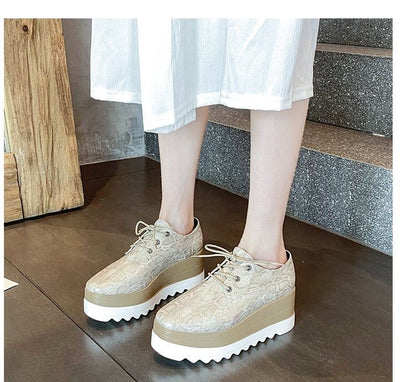 Shoes Lace-Up Platform Derby