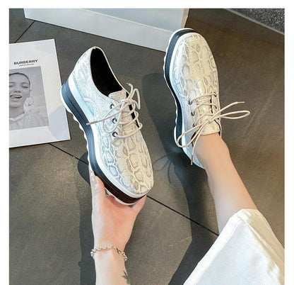 Shoes Lace-Up Platform Derby