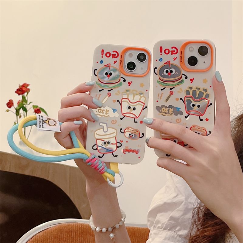 Fast Food Phone Case - iPhone 15 Pro Max / 15 Pro / 15 / 14 Pro Max / 14 Pro / 14 / 13 Pro Max / 13 Pro / 13 / 12 Pro Max / 12 Pro / 12 / 11