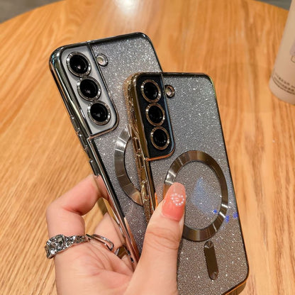 Case Magnetic Glitter Phone