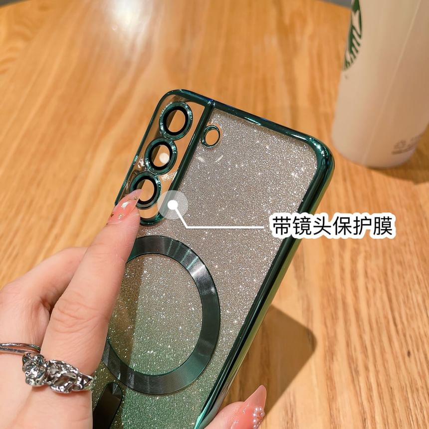 Case Glitter Phone Magnetic
