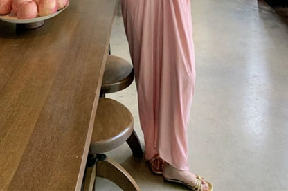 Spaghetti Strap Plain Maxi Sheath Dress